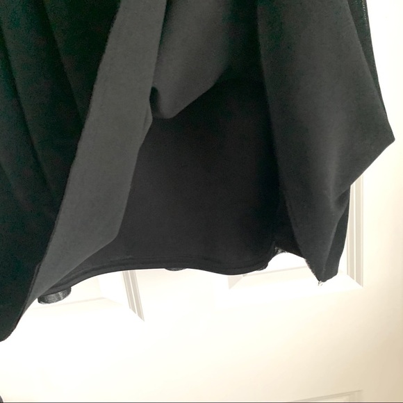 Frenchi Short Cocktail Black Lace Dress High Neck size Large - Picture 4 of 8